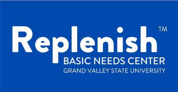 text only logo of Replenish Basic Needs Center
